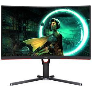 AOC CQ27G3S 27" Curved 2560x1440 HDMI DP 165Hz Ergo Monitor - Office Connect 2018