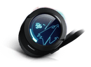 GIGABYTE AORUS WATERFORCE X 240 All-in-one Liquid Cooler with Circular LCD Display RGB Fusion 2.0 120mm ARGB Fans - Office Connect 2018