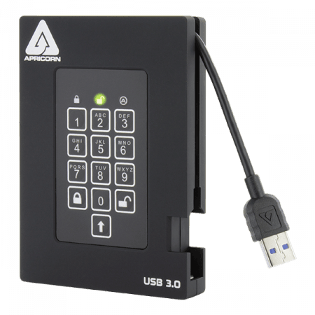 APRICORN SECURE STORAGE AEGIS FORTRESS 500GB FIPS - Office Connect 2018