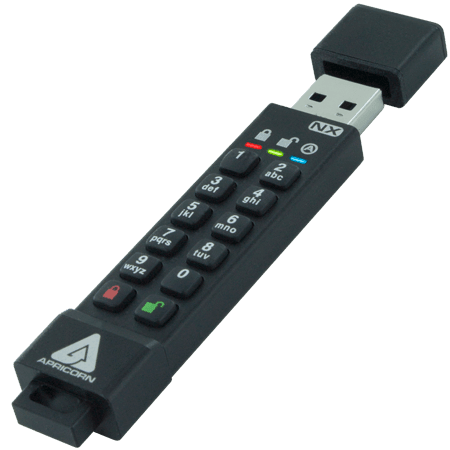 APRICORN SECURE STORAGE AEGIS SECURE KEY 3NX 8GB - Office Connect 2018
