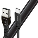 AUDIOQUEST Carbon 1.5M USB-A To USB-C. 5% Silver. Hard-Cell Foam - Office Connect 2018