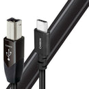 AUDIOQUEST Carbon 1.5M USB-B To USB-C. 5% Silver. Hard-Cell Foam - Office Connect 2018