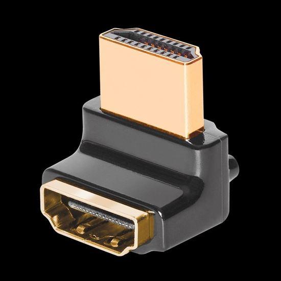 AUDIOQUEST HDMI 90 Degree - W Adaptor. Wide Side - W. Right Angle - Office Connect 2018
