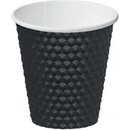 Black Dimple Paper Coffee Cup - Office Connect 2018