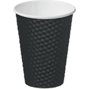 Black Dimple Paper Coffee Cup - Office Connect 2018