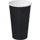 Black Dimple Paper Coffee Cup - Office Connect 2018