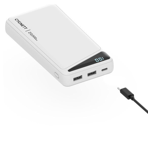 BOOST 2 20K POWER BANK - WHITE - Office Connect 2018