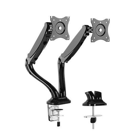 BRATECK 13''-27'' Counter balance dual monitor desk - Office Connect 2018