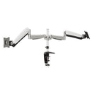 BRATECK 13'-27' Counter Balance Dual Monitor Desk Mount. Max Load - Office Connect 2018