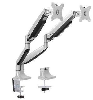 Brateck 13-32" Dual Monitor Counter-Balanced Stand with Clamp Base - Office Connect 2018