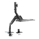 BRATECK 17"~32" Single Monitor Gas Spring Sit-Stand Desk Converter. - Office Connect 2018