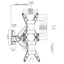 BRATECK 23'-55' Counter Balanced Wall Bracket. Extend, Tilt And - Office Connect 2018