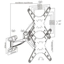 BRATECK 23'-55' Counter Balanced Wall Bracket. Extend, Tilt And - Office Connect 2018