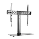 BRATECK 32''-55'' Glass TV desk stand Height adjustable, - Office Connect 2018