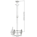 BRATECK 32''-55'' Telescopic ceiling mount bracket. - Office Connect 2018