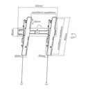 BRATECK 32''-55'' Ultra-slim tilt TV wall bracket. - Office Connect 2018