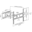 BRATECK 37''-70'' Full motion bracket Extend, tilt - Office Connect 2018