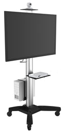 BRATECK 37'-70' Mobile TV Cart. Max Load: 80kg. Max Height 1860mm - Office Connect 2018
