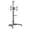 BRATECK 37"-70" Telescopic Height Adjustable Steel TV Cart With Crank - Office Connect 2018