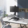 BRATECK Electric Sit-Stand Desk Converter With Single Monitor - Office Connect 2018