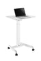 BRATECK Height Adjustable Mobile Workstation With Foot Pedal & - Office Connect 2018