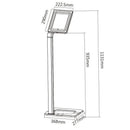 BRATECK Universal iPad/Galaxy, anti-theft floor stand. - Office Connect 2018