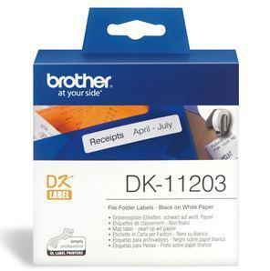 Brother DK11203 400 Multi-Purpose Address Labels 17mm x 87mm - Office Connect 2018