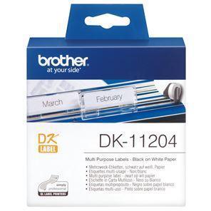 Brother DK11204 400 Multi-Purpose Address Labels 17mm x 54mm - Office Connect 2018