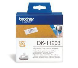 Brother DK11208 400 Large Address Labels 38mm x 90mm - Office Connect 2018