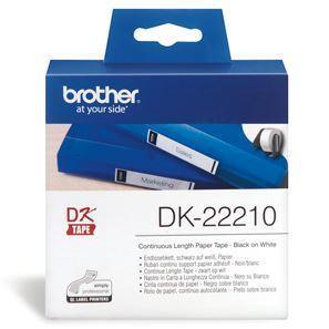 Brother DK22210 Continuous Length Paper Label Tape 29mm x 30.48m - Office Connect 2018