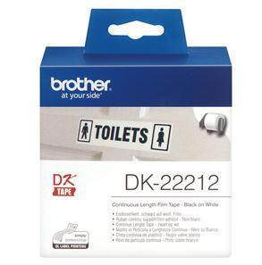 Brother DK22212 Continuous Length Paper Label Tape 62mm x 15.24m - Office Connect 2018