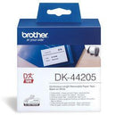 Brother DK44205 Continuous Paper Roll (Blk Print on Wht) 62mm x 30.48m - Office Connect 2018