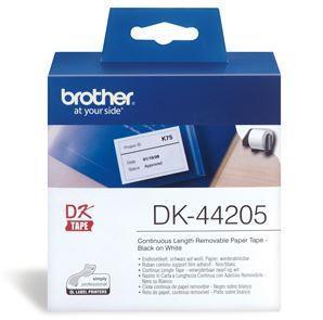 Brother DK44205 Continuous Paper Roll (Blk Print on Wht) 62mm x 30.48m - Office Connect 2018