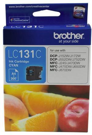 Brother LC131C Cyan Ink Cartridge - Office Connect 2018