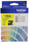 Brother LC135XLY Yellow High Yield Ink Cartridge - Office Connect 2018