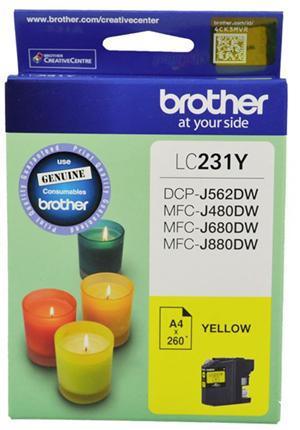 Brother LC231Y Yellow Ink Cartridge - Office Connect 2018