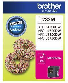 Brother LC233M Magenta Ink Cartridge - Office Connect 2018