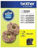 Brother LC233Y Yellow Ink Cartridge - Office Connect 2018
