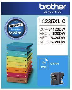 Brother LC235XLC Cyan High Yield Ink Cartridge - Office Connect 2018