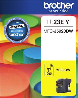 Brother LC23EY Yellow Ink Cartridge - Office Connect 2018