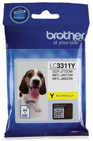 Brother LC3311Y Yellow Ink Cartridge - Office Connect 2018