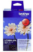 Brother LC39BK2PK Black Ink Cartridge Twin Pack - Office Connect 2018