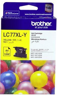 Brother LC77XLY Yellow High Yield Ink Cartridge - Office Connect 2018