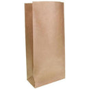 Brown Block Bottom Paper Bag No 4 Heavy Duty - 185(W) x 445(H) x 100(G) mm - Office Connect 2018