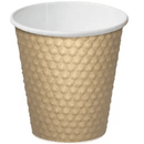 Brown Dimple Paper Coffee Cup - Office Connect 2018