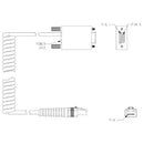 DATALOGIC CAB434 RS232 PWR 9P FEM COIL - Office Connect
