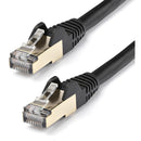 Cable - Black CAT6a Ethernet Cable 7m - Office Connect 2018