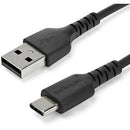 Cable - Black USB 2.0 to USB C Cable 1m - Office Connect 2018