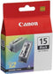 Canon BCI15BK Black Ink Cartridge Twin Pack - Office Connect 2018