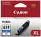 Canon CLI651XLC Cyan High Yield Ink Cartridge - Office Connect 2018